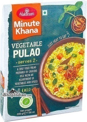 Haldiram's Vegetable Pulao - Minute Khanna (Ready-to-Eat)
