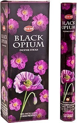 Hem Black Opium Incense - 120 sticks