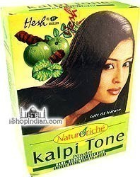 Hesh "Naturoriche" Kalpi Tone Powder (Dark, Dandruff Free Hair)