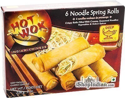 Hot Wok Noodle Spring Rolls - 6 pcs (FROZEN)