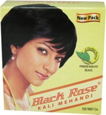Black Rose Powder Hair Dye (Black) Kali Mehandi