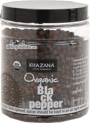 Khazana Organic Black Peppercorns