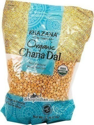 Khazana Organic Chana Dal (Bengal Gram Split)