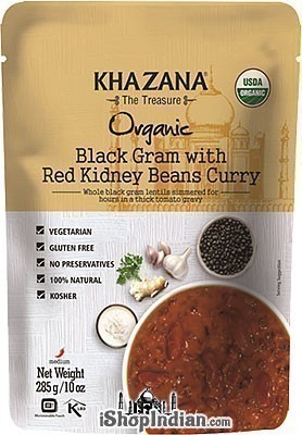 Khazana Organic Black Gram With Red Kidney Beans Curry (Ready-to-Eat)