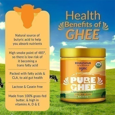 Khazana Organic Pure Ghee - 16 oz