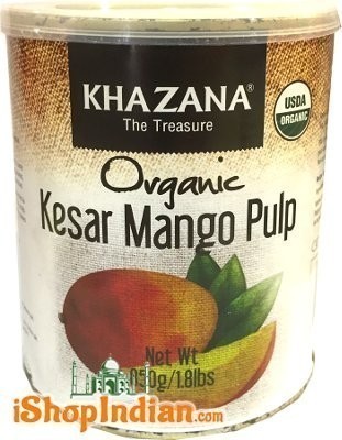 Khazana Organic Kesar Mango Pulp