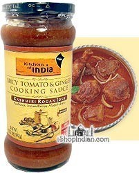 Kitchens of India Spicy Tomato & Ginger Cooking Sauce - Kashmiri Rogan Josh