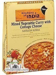 Kitchens of India Navratan Korma - Mixed Vegetable Curry with Cottage Cheese (Ready-to-Eat)