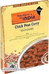 Kitchens of India Pindi Chana - Chick Pea Curry (Ready-to-Eat)