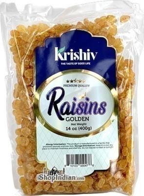Krishiv Raisins Golden - 14 oz
