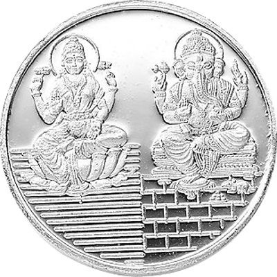 Laxmi & Ganesh .999 Silver Coin - 25 gms