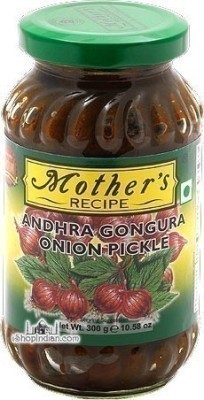 Mother's Recipe Andhra Gongura Onion Pickle