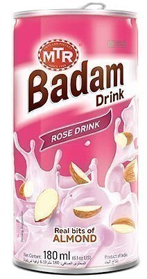 MTR Badam Drink with Rose Flavor - Ready to Drink Can