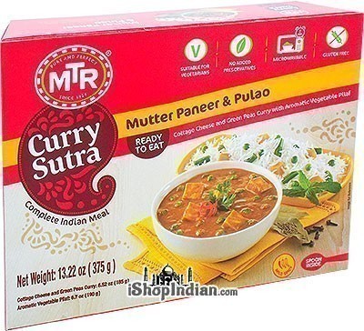 MTR Mutter Paneer & Pulao (Ready-to-Eat)