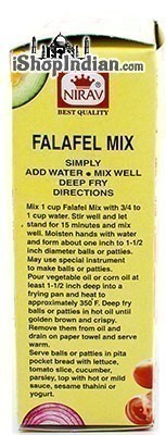 Nirav Falafel Mix - Side