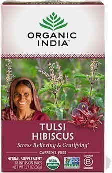 Organic India Tulsi Hibiscus (Stress Relieving & Gratifying)