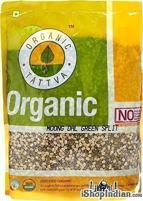 Organic Tattva Organic Moong Green Split (Green Gram Split)