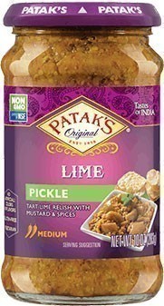 Patak's Lime Relish / Pickle (Medium)