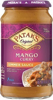 Patak's Mango Curry Simmer Sauce (mild)