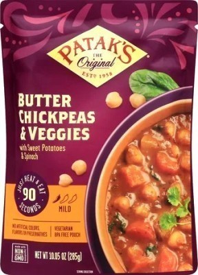 Patak's Butter Chickpeas & Veggies (Ready-to-Eat)
