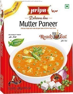 Priya Mutter Paneer (Ready-to-Eat)