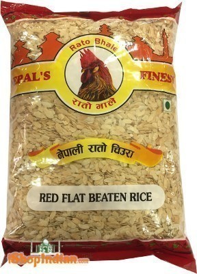 Rato Bhale Red Flat Beaten Rice