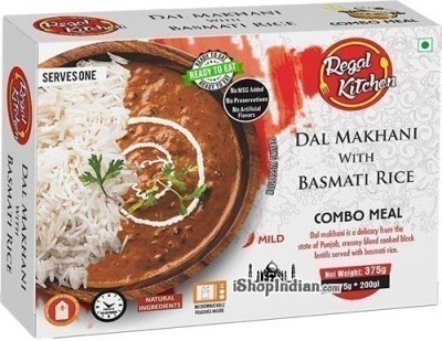 Regal Kitchen Dal Makhani With Basmati Rice Combo Meal