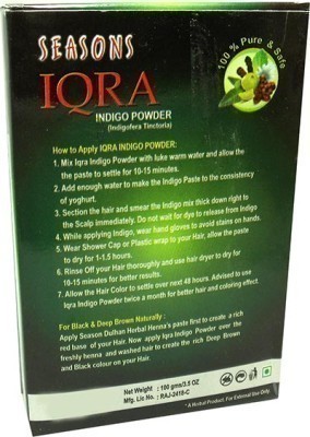 Season's Iqra Indigo Powder -  Back