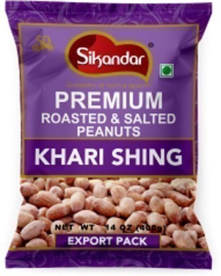 Sikandar Premium Roasted & Salted Peanuts - Khari Shing - With Husk