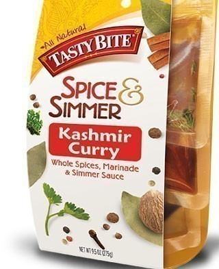 Tasty Bite Spice & Simmer - Kashmir Curry - Whole Spices, Marinade & Simmer Sauce