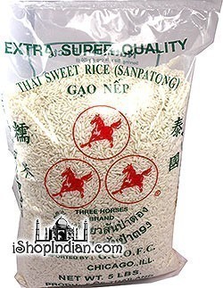 Three Horses Sweet Thai Rice (Sanpatong)