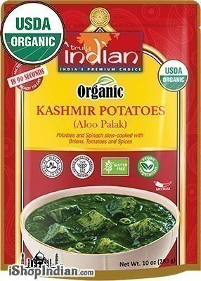 Truly Indian Organic Kashmir Potatoes (Aloo Palak) (Ready-to-Eat)