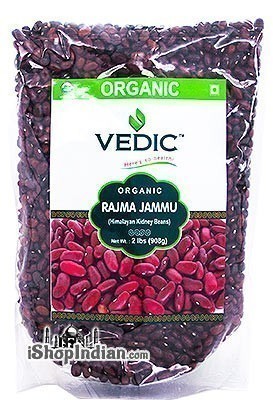 Vedic Organic Rajma Jammu / Himalayan Kidney Beans - 2 lbs