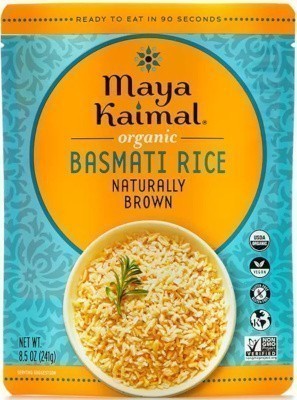 Maya Kaimal Organic Basmati Rice - Naturally Brown (Ready-to-Eat)
