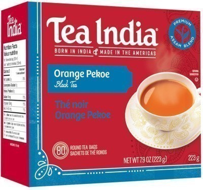 Tea India Orange Pekoe Black Tea - 80 Tea Bags