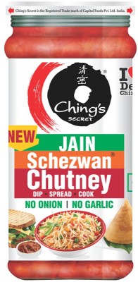 Ching's Secret Jain Schezwan Chutney (No Onion, No Garlic)