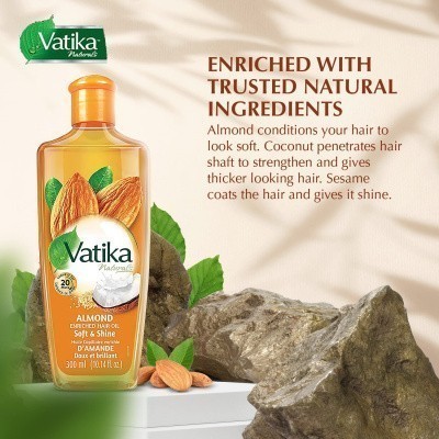 Dabur Vatika Enriched Almond Hair Oil with Coconut & Sesame