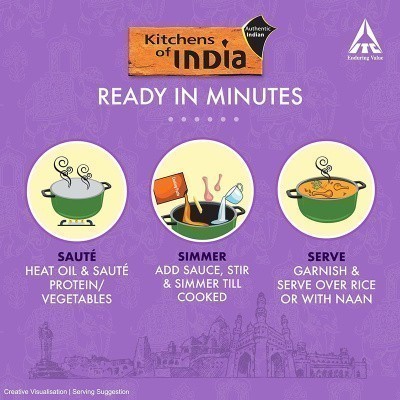 Kitchens Of India Hyderabadi Korma - Cashew & Cumin Cooking Sauce