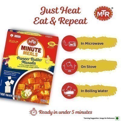 MTR Paneer Butter Masala (Ready-to-Eat) - Nutrition Facts
