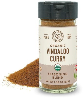 Pure Indian Foods Vindaloo Curry Seasoning, Certified Organic