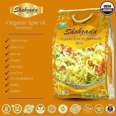 Shahzada Organic Low GI Basmati Rice